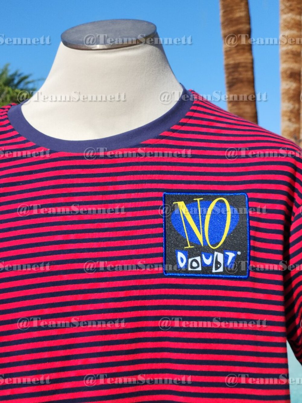 No Doubt Sphere Shirt // Red and Navy Stripe Short Sleeve // Las Vegas 2026